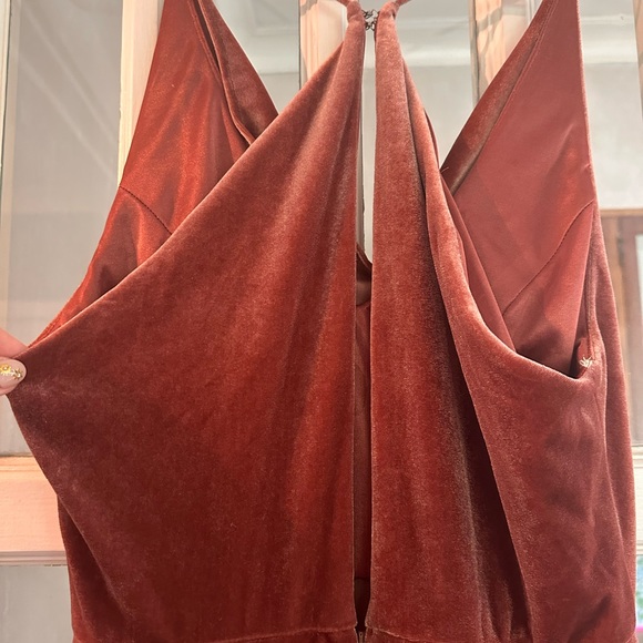 Jenny Yoo Sulivan Velvet Dress - Picture 6 of 7